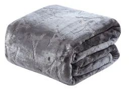 12 Wholesale Eiffel Tower French Collection Throw In Grey