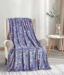 24 Pieces Llama Throw Blanket - Micro Plush Blankets