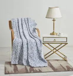 12 Pieces Leo Oversized Throw Blanket On Hanger - Micro Plush Blankets