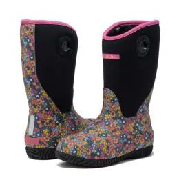 12 Pieces Kids Premium High Performance Insulated Rain Boot In Paisley - Girls Boots