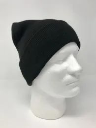 24 Pieces Ryno Insulated Black Cuff Beanie - Winter Beanie Hats
