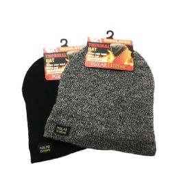 18 Pieces Polar Extreme Heat Mens Pull Hat - Winter Beanie Hats