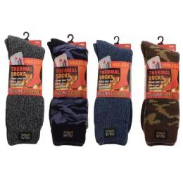 12 Wholesale Mens Polar Extreme Heat Thermal Sock