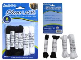 144 Wholesale 6 Pairs Shoe Laces
