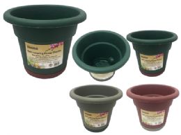 24 Wholesale Self Watering Flower Pot Planter