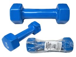 16 Units of Dumbbell Blue Color 3 Pounds - Sports Toys