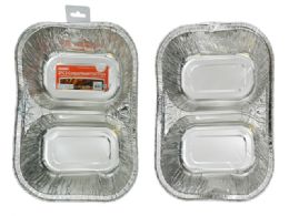 96 of 2pc 2 Section Foil Trays