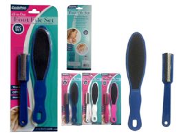 144 Wholesale 2 Piece Foot File Set
