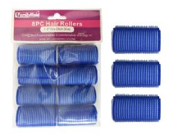 96 Pieces 8 Piece Cling And Foam Hair Rollers - Hair Rollers