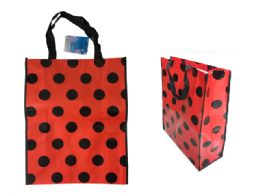 144 Wholesale Polka Dot Shopping Bag