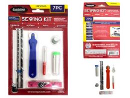 96 Pieces Sewing Tools 7 Piece Set - Draw String & Sling Packs