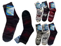 72 Pieces Men's Thick Winter Socks - Mens Crew Socks