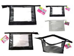 144 Pieces Clear Cosmetic Bag - Cosmetic Cases