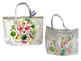 24 Wholesale Clear Tote Bag