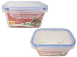 96 Wholesale Rectangle Food Container With Locks