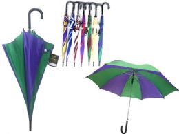 48 Wholesale Umbrella Assorted Color
