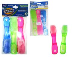 96 Pieces 3pc Cleaning Brushes - Cleaning Products