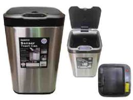 Premium Stainless Steel Sensor Trash Can - Waste Basket