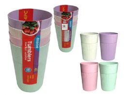 96 Pieces 4 Piece Tumbler Cups - Plastic Drinkware