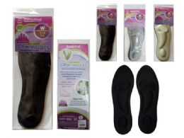 144 Pairs Women's Cushioned Shoe Insoles - Footwear & Shoes