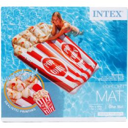 4 Pieces 70"x49" Popcorn Mat In Color Box, Dsgn For Adults - Summer Toys