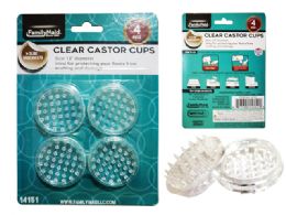 72 Wholesale Castor Cups Round