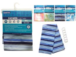 24 Pieces Shower Curtain With 3 Magnets - Shower Curtain