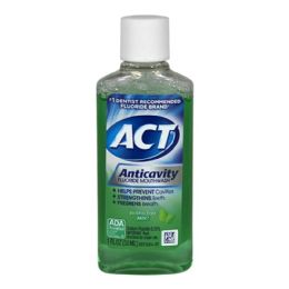 6 Pieces 1fl Oz Act Anticavity Fluoride Mouthwash - Hygiene Gear