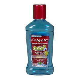24 Pieces Travel Size Total Alcohol Free Mouthwash - 2 Oz. - Toothbrushes and Toothpaste