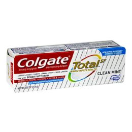 24 Wholesale Total Clean Mint Toothpaste - 0.88 Oz.