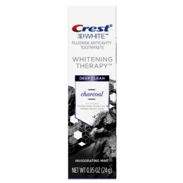 36 Pieces Travel Size 3d White Charcoal Deep Clean Toothpaste 0.85 Oz. - Toothbrushes and Toothpaste