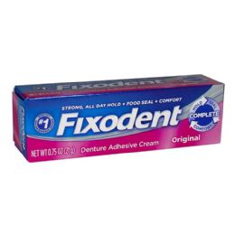 6 of Travel Size Fixodent Denture Adhesive Cream - 0.75 oz.