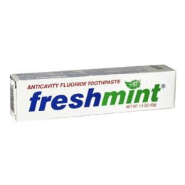24 Pieces Travel Size Freshmint Fluoride Toothpaste 1.5 Oz. - Toothbrushes and Toothpaste