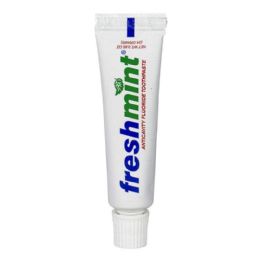 144 of Travel Size Freshmint Fluoride Toothpaste - 0.85 oz. unboxed