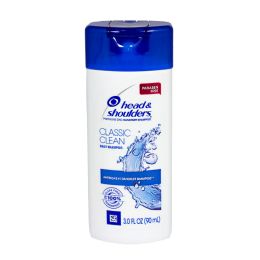 24 Pieces Head Shoulders Classic Clean Dandruff Shampoo 3 Oz. - Hygiene Gear