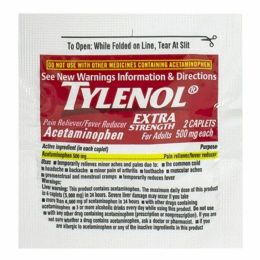 50 Pieces Tylenol Extra Strength - Pack Of 2 - First Aid Gear
