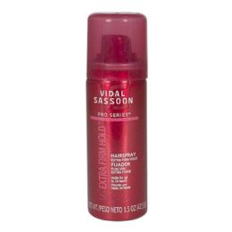 36 Wholesale Travel Size Hair Spray Vidal Sassoon Extra Firm Hold Hairspray 1.5 Oz.