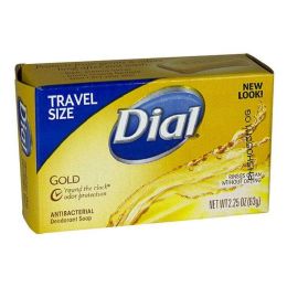 36 Wholesale Dial Gold Antibacterial Soap Bar 2.25 Oz.