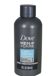 48 Pieces Travel Size Dove Mens Body Wash 3 Oz. - Hygiene Gear