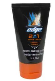 36 Pieces Travel Size Shave Cream Edge 2 In 1 Shave Cream 2 Oz. - Hygiene Gear