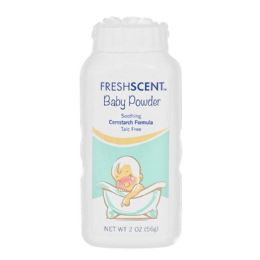 96 Units of Freshscent Baby Powder With Cornstarch 2 Oz. - Baby Beauty & Care Items