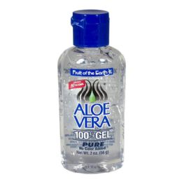 36 Pieces Travel Size Fruit Of The Earth 100 Aloe Vera Gel 2 Oz. - Hygiene Gear