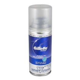 Travel Size Gillette Sensitive Gel 2.5 Oz.
