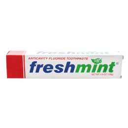 60 Pieces Freshmint 4.6 Oz. Anticavity Fluoride Toothpaste Individual Box - Toothbrushes and Toothpaste