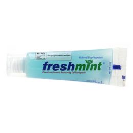 144 Wholesale Freshmint 1 Oz. Premium Clear Gel Anticavity Fluoride Toothpaste (ada Approved)