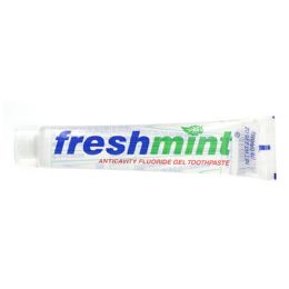 144 Pieces Freshmint 2.75 Oz. Clear Gel Anticavity Fluoride Toothpaste - Toothbrushes and Toothpaste
