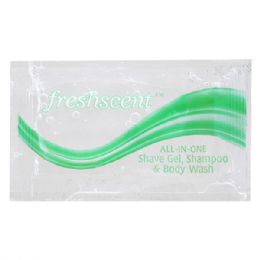 1000 Wholesale Freshscent 0.34 Oz. Shampoo, Shave Lotion And Body Wash