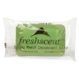 144 Units of Freshscent 5 Oz. Spring Fresh Deodorant Soap - Soap & Body Wash