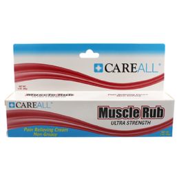 72 Pieces Careall 3 Oz. Muscle Rub - First Aid and Bandages