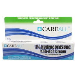 72 Wholesale Careall 1 Oz. 1% Hydrocortisone Cream